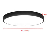40CM LED Ceiling Light Modern Surface Mount Flush Panel Downlight Ultra-thin